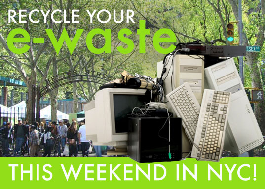 E-Waste Recycling at the Hester Street Fair hester street fair,-inhabitat, e-Waste, hester street market, hester street fair, e-waste recycling, electronics recycling, electronics recycling drop-off