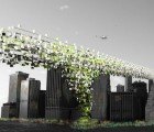 Escape From Rising Sea Levels With a Pixelated City in the Sky