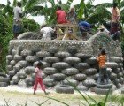 Earthquake Resistant Tire Earthships for Haiti Disaster Relief