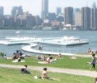 Water Purifying Floating + Pool Cleans New York’s Rivers