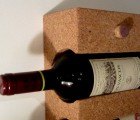 Wine Rack Made from Recycled Bottle Corks