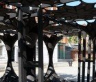 Pavilion Upcycled from 200 Obsolete Speedo Swimsuits