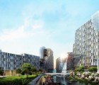 Green-Roofed Eco City Rises on the Grand Canal in China