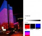 Dexia Towers’ 72,000 Rainbow LEDs Light Up to Show Tomorrow’s Weather