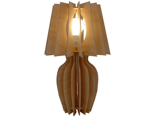 Lady Jane Table Lamp by Kevin Webby Kevin Webby, flatpack lighting, flatpack accessories, flatpack design, New Zealand