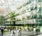 Niels Bohr Science Park Laced with Light Flooded Vertical Green Atriums