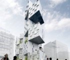 Pixelated Apartment Complex Maximizes Light and Green Space