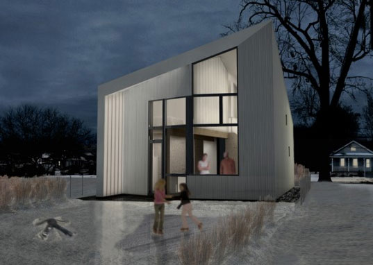 R House r house, passive house, passivhaus, Della Valle Bernheimer, Architecture Research Office, syracuse university, green architecture, green home, eco architecture, eco home, eco design, green design, sustainable design