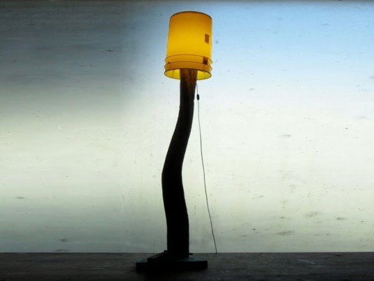 anzfer farms, joe ferriso, jon anzalone, recycled lamps, 5 gallon lamp, recycled materials, green lamps, wood lamps