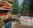 Living Garden of Knowledge Made From 40,000 Books