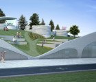 Green-Roofed University Building in Japan Serves Double Duty