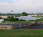 Rural Tennessee Town Gets Solar Parking Lot with EV Chargers