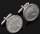 Upcycled Coin Cufflinks Make a Lot of Cents