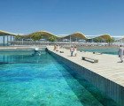 Hanimaadhoo Maldivian Airport Has a Curvaceous Clamshell Roof