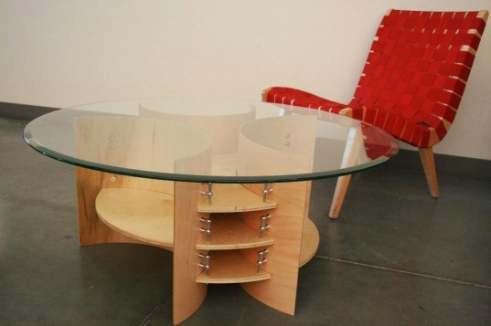 money-shot.jpg sea no evil, reclaimed materials, six gun table, scrap materials, recycled materials, drum table, green furniture, eco furniture