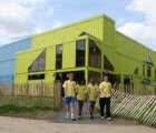 Fun PreFab Gym Built from Containers in Just Three Days!