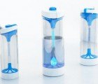 “Pure” Water Bottle Filters 99.9% of Bacteria with UV Light