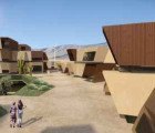 2 Nest Village is a Cluster of Shaded Prefab Homes for El Paso