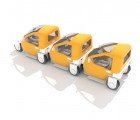 Communicars Link Together for a New Type of Mass Transit