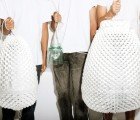Grand Trianon: A Chandelier Made Out of Post-Consumer Tyvek