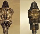 Recycled Bike Chain Chandelier Dazzles The Eye