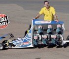 Go-Kart Powered by 6 Circular Saws Slices Through UK Derby