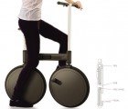 Full Circle is a Cute Big-Wheeled Folding Bike Sans Chain