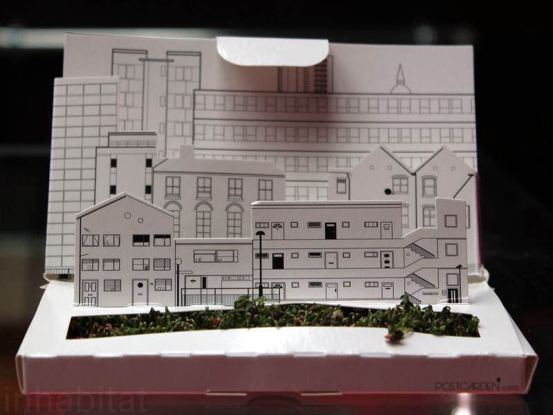 Postcarden City sustainable design, green design, postcarden city, growing greeting card, london design festival