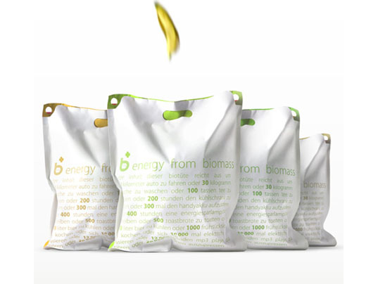 Biomass , renewable energy, Ahhaproject, recycling, bio material, biodegradable trash bags, PLA, green trash bags, non-plastic trash bags, eco friendly trash bags