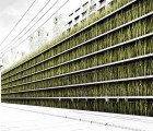 Grass Coated Green-Roofed Parking Garage Concept for Tokyo