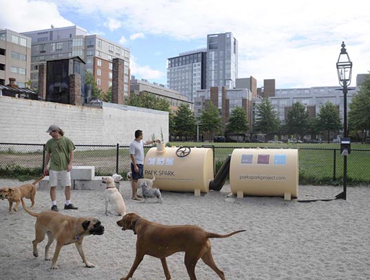 Park Spark Cambridge, MIT, Spark Park Project, sustainable design, green design, poo power, renewable energy, dog poo power
