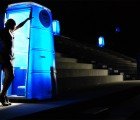 TOYLIT: Used Porta Potties as Glowing Eco Artpieces