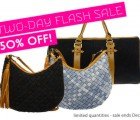 FLASH SALE: 50% Off Chance Recycled Denim Handbags!