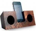 Koostik’s Wooden iPhone Speakers Are Completely Unplugged