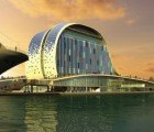 Wave-Shaped Solar Cruise Ship Terminal Envisioned for Taiwan