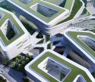 UNStudio Designs Green Roofed Campus for Singapore University