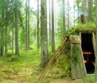 Grass Blanketed Huts Make Up Sweden’s Most Primitive Hotel