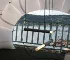 Tent Made From Inflated Airbags is a Prefab Pneumatic Gallery