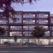 Tighe Architecture, WeHo green building, West Hollywood green building, green apartment, LA green building,solar facade, green courtyard, green low income housing,