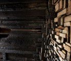 Burned Down Building Transformed Into Intricate Art Space