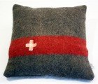 Vintage Swiss Army Blankets Reborn as Cozy Housewares