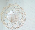 Bamboo and Paper Pendant Lamp Tells a “Story of Life”