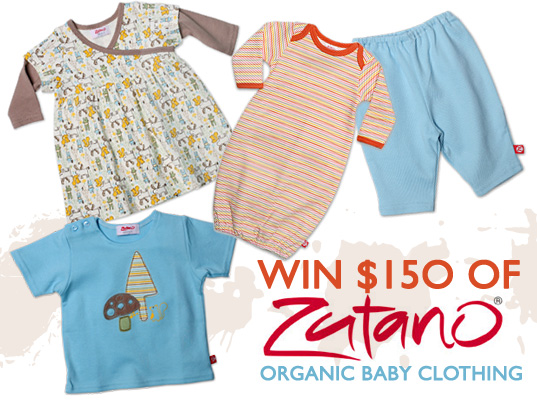 Giveaways, zutano, free stuff, organic baby, green baby, Green baby clothes, organic baby clothes, win this, win it