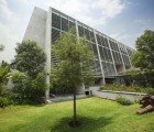 Mexico City Public Library Surrounded by Botanical Garden