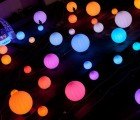 DJ Lights: 85 Colorful LED Globes Controlled by Body Movement