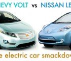 Electric Vehicle Smackdown: Chevy Volt vs. Nissan Leaf