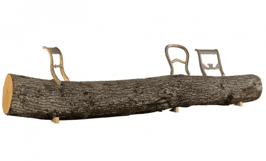 jurgen bey, droog, tree trunk bench, fallen tree trunk bench, reclaimed materials, tree trunk furniture