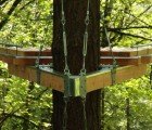 Cantilevered Contemplation Platform Is a Meditative Treehouse