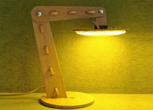 Bamboo Lamp green tuna design, green design, eco design, green lighting, sustainable design, desk lamp, desklamp, leds, led lamp, green lamp, green lighting, bamboo lamp, bamboo, green products