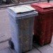 street art, c. finley, wallpapered dumpster project, christine finley, recycled materials, urban renewal, overconsumption, graffiti, urban art